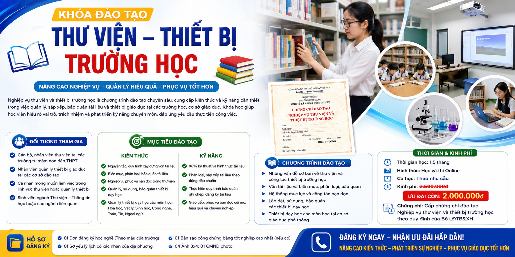 Thư viện thiết bị trường học