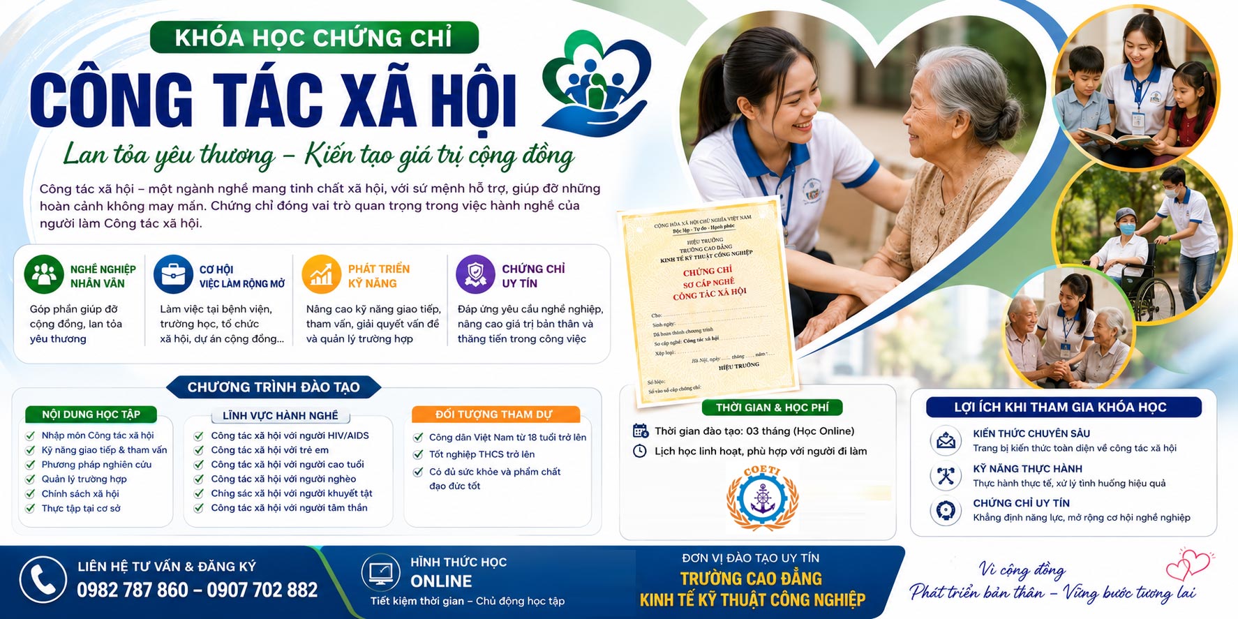 Chứng chỉ công tác xã hội